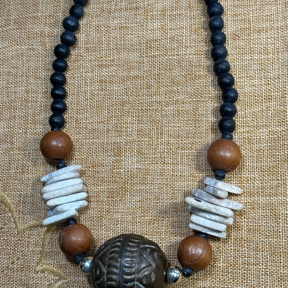 Unique original vintage necklace called bohemian rock chunky necklace - Picture 8 of 10